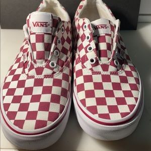 Women’s checkered vans size 8.5 in women